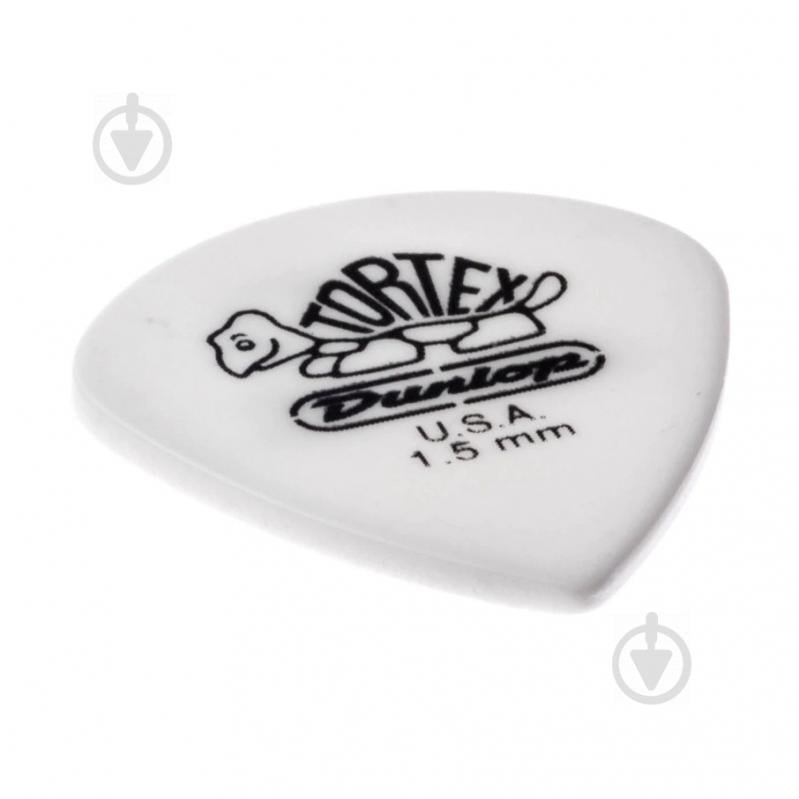 Медиатор Dunlop 4781 Tortex White Jazz III Guitar Pick 1.50 mm (1 шт.) - фото 3