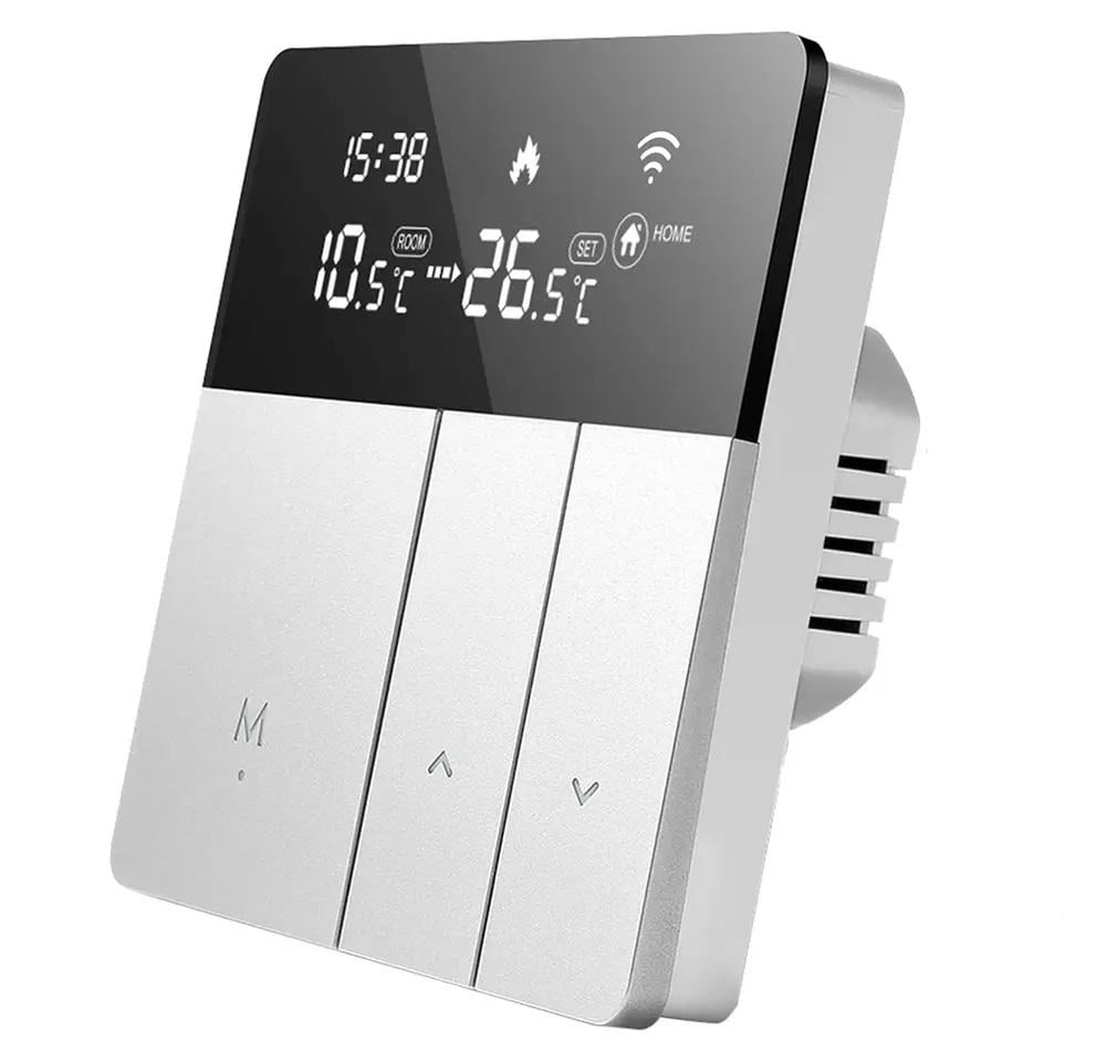 Терморегулятор Smart M5 Wi-Fi для теплого пола Silver (11548679)