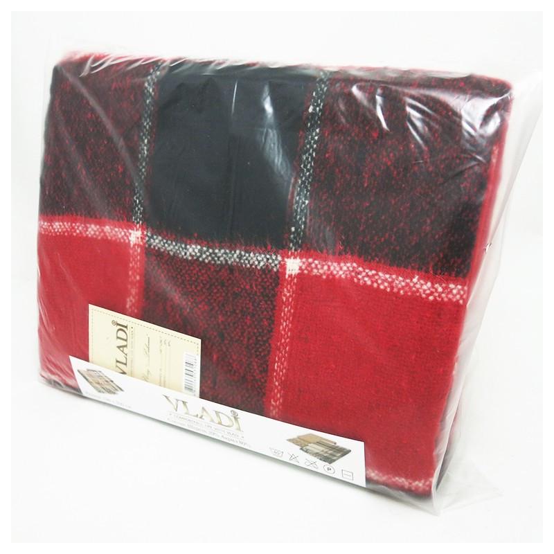 Плед шерстяной Vladi Палермо No7 Sofa 140х200 см Красный (13500297) - фото 2 Плед шерстяной Vladi Палермо No7 Sofa 140х200 см Красный (13500297) - фото 2