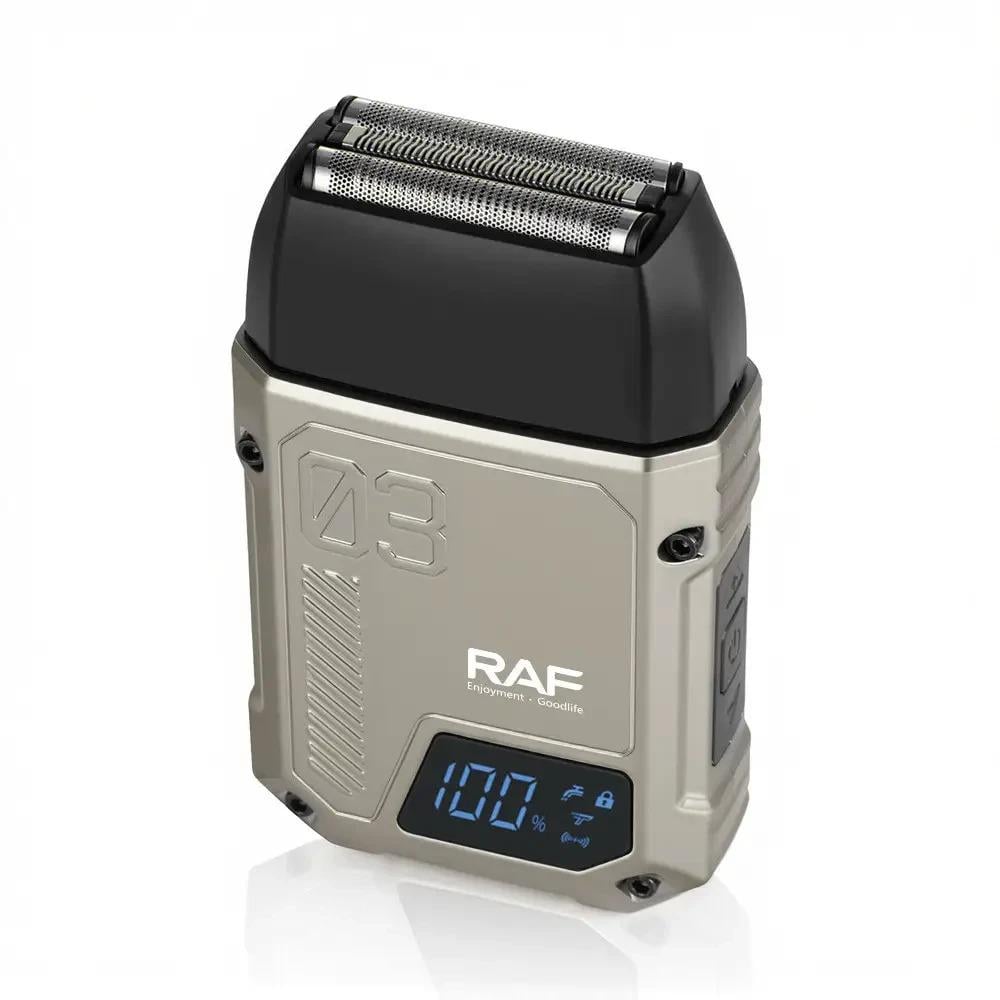 Электробритва-шейвер аккумуляторная RAF R.4088 с LED-дисплеем и USB IPX5 Серый (3211Ю)