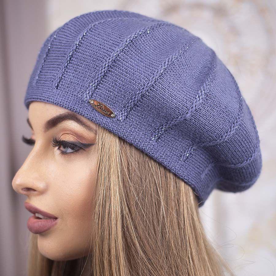 Берет Lirus Милан р. 56-58 Джинсовый (38941)