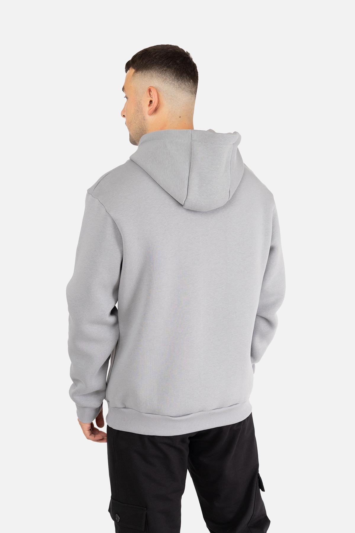 Худі чоловіче ЦБ-00254621 р. 54 Світло-сірий (SKT001004964) - фото 3 Худі чоловіче ЦБ-00254621 р. 54 Світло-сірий (SKT001004964) - фото 3