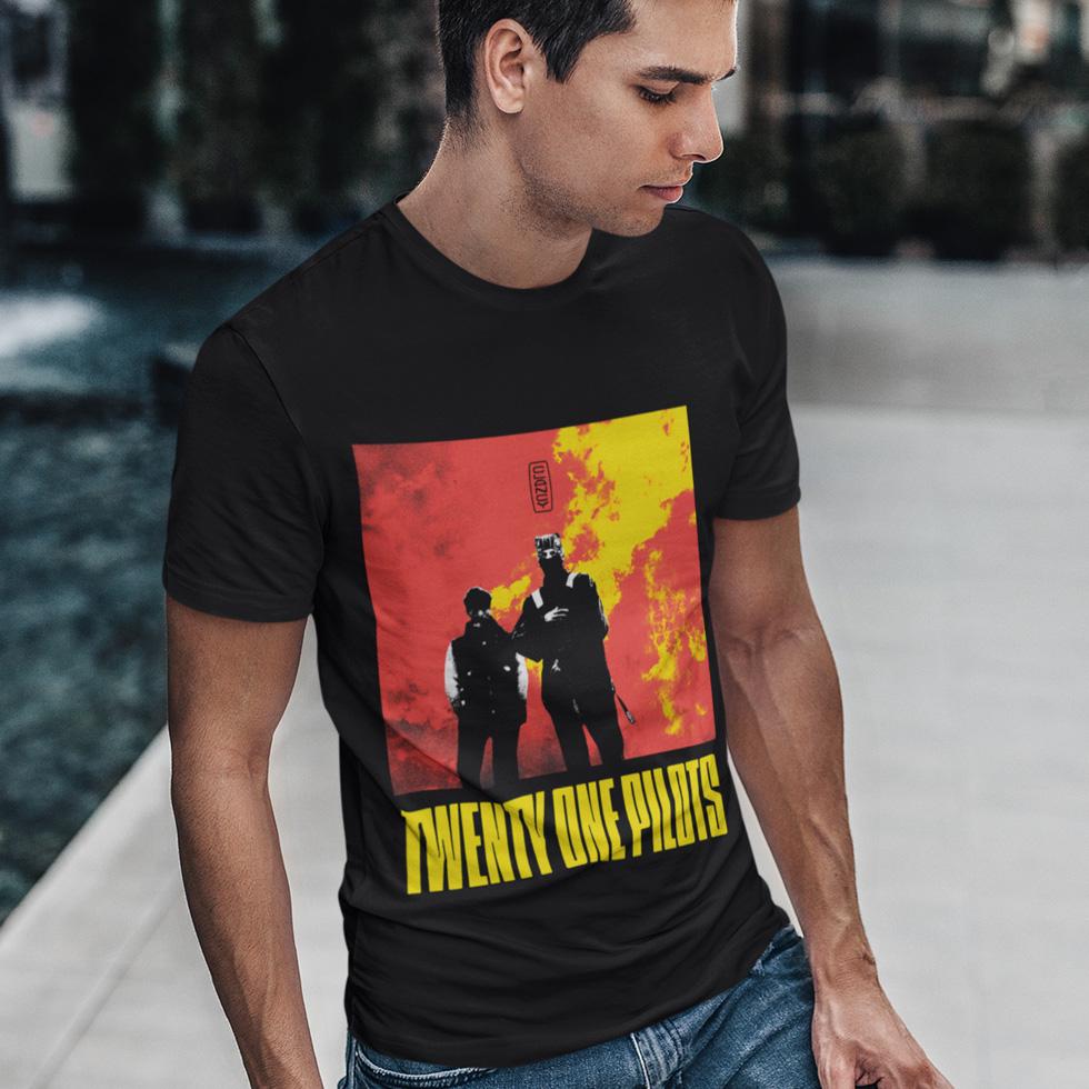 Футболка унісекс Twenty One Pilots Clancy 4XL Чорний (00000009715)