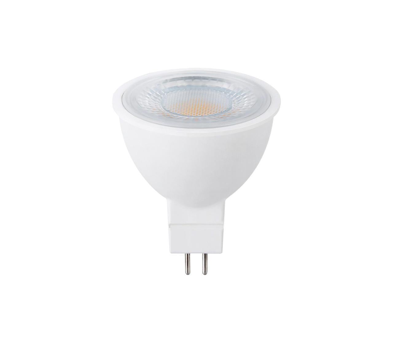 Лампа светодиодная Delux JCDR 6 Вт 3000K 60° 220V GU5.3 Теплый белый (36486364)