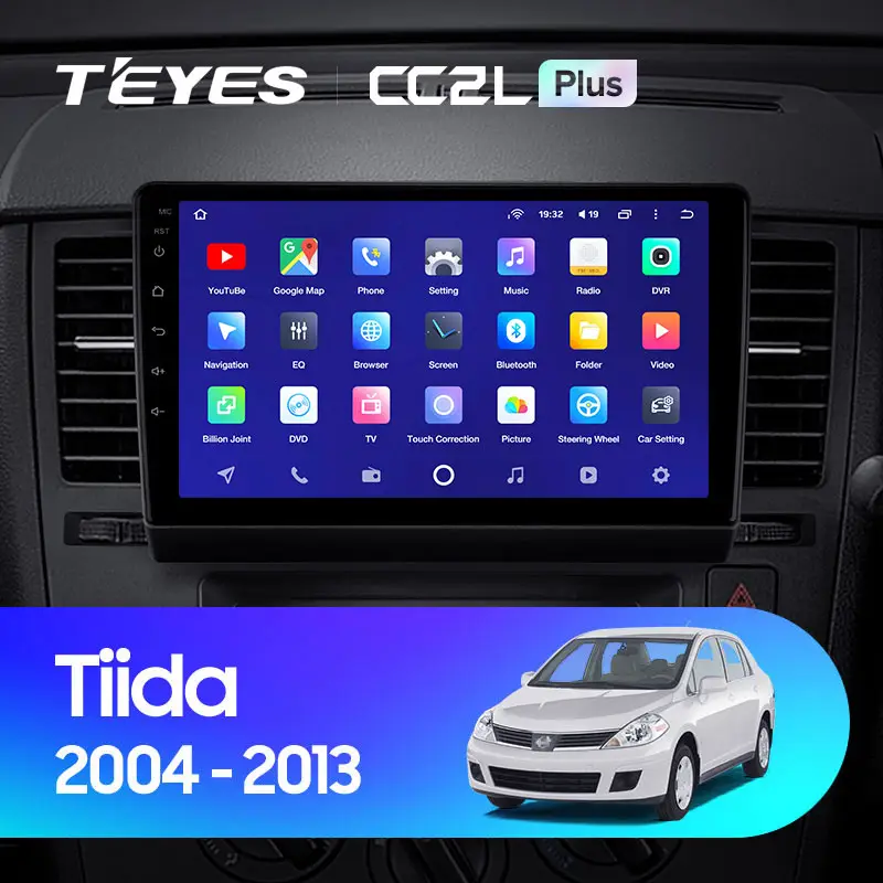 Автомагнитола штатная Teyes для Nissan Tiida C11 2004-2013 Android CC2L PLUS 2+32G Wi-Fi комплектация F2 (1668803597) - фото 2