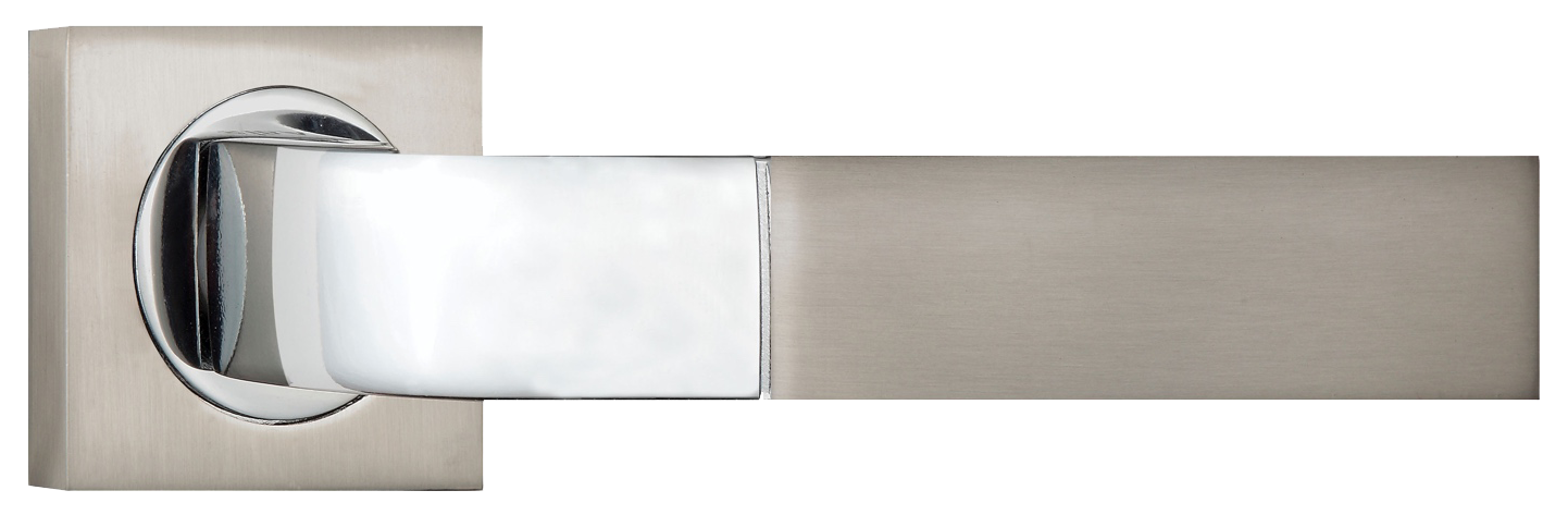 Ручка дверная на розетке Siba BELEK Никель/Хром (A48 0 22 07)