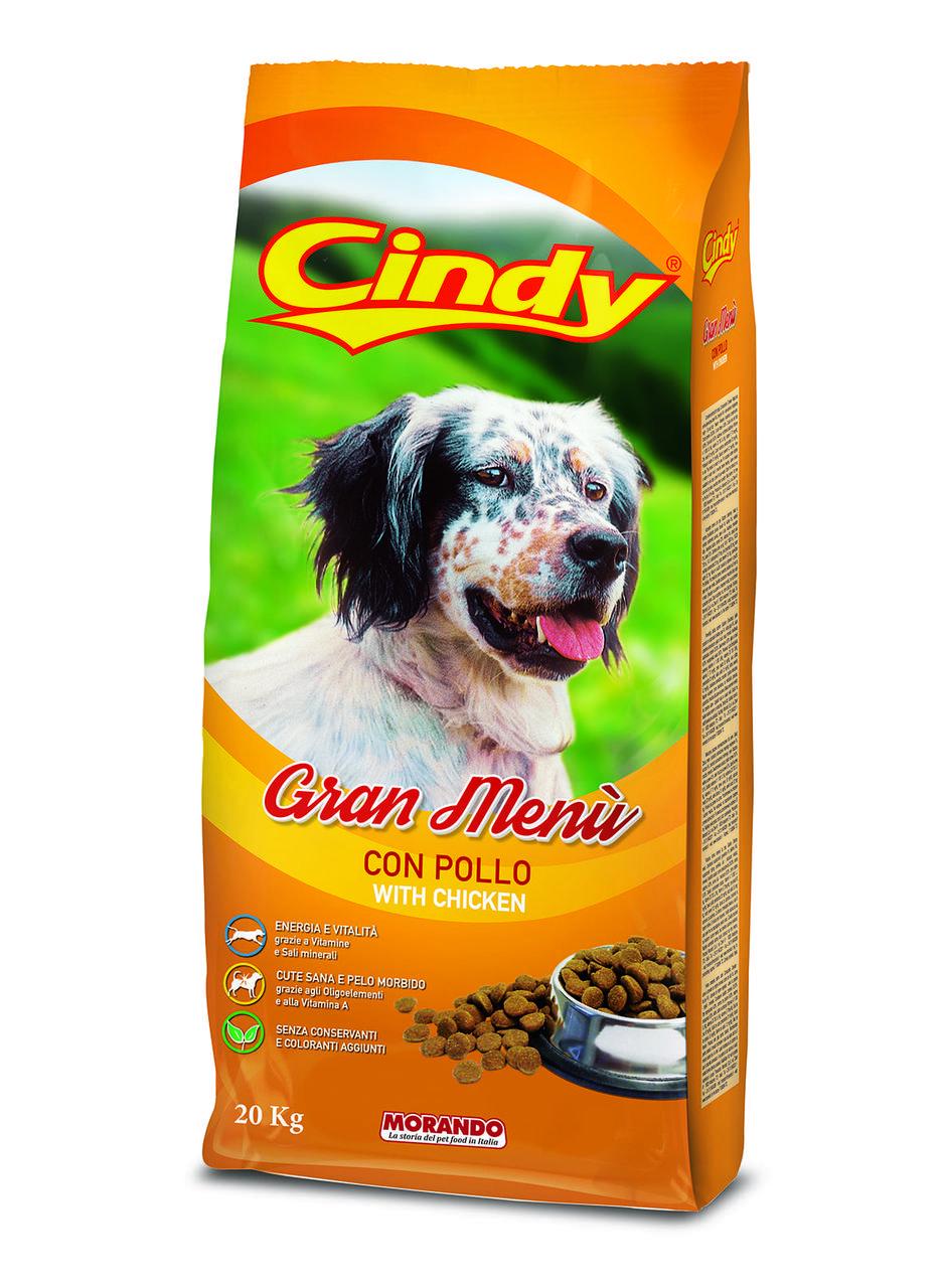 Корм сухой Morando Cindy Gran Menu для взрослых собак с курицей и злаками 20 кг
