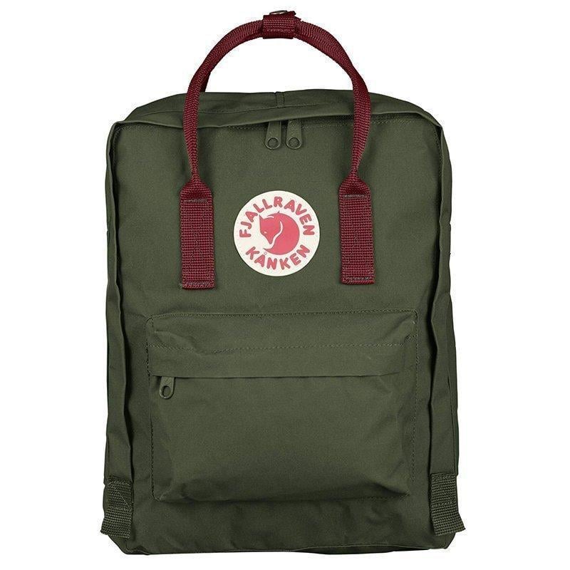 Городской рюкзак Fjallraven Kanken Forest Green/Ox 16 л Red (23510.660/326)