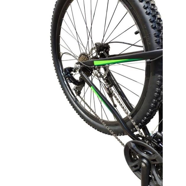 Велосипед гірський E-motion MTB GT алюмінієва рама 29"/19" Чорно-зелений (GEMMTB29GT19BGM) - фото 2