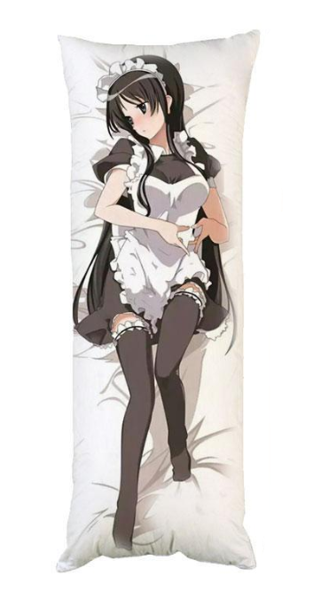 Подушка дакимакура Мио Акияма K-on декоративная ростовая для обнимания двусторонняя 60x200 см
