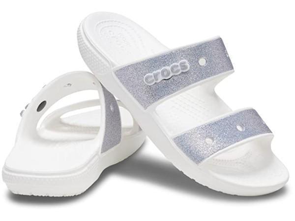 Шльопанці жіночі утеплені Crocs Classic Crocs Glitter Sandal р. 40-41 Білий (14990) - фото 1 Шльопанці жіночі утеплені Crocs Classic Crocs Glitter Sandal р. 40-41 Білий (14990) - фото 1