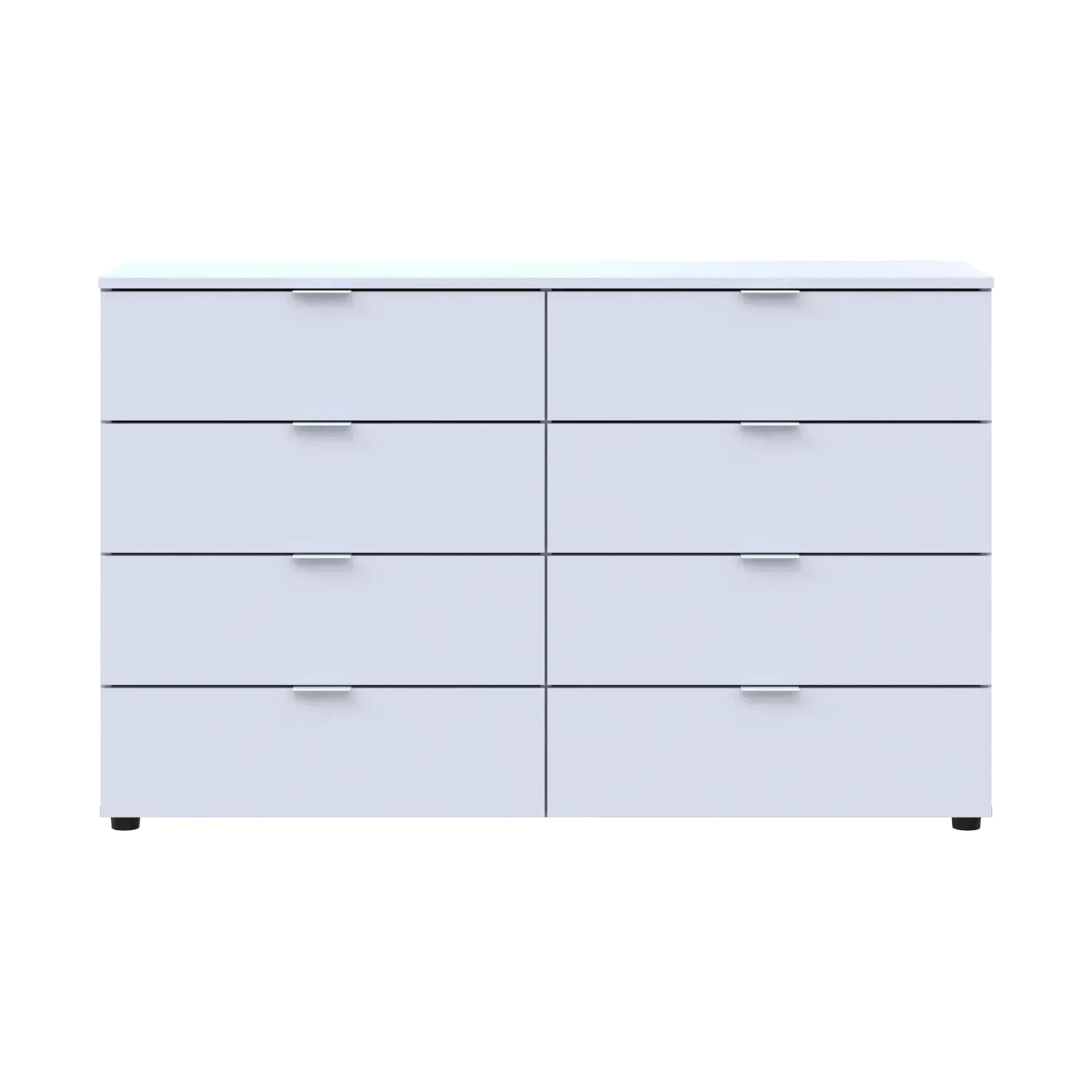 Комод Doros Рон 8 ящиков 130х38х81 см Белый (41 516 172) - фото 3 Комод Doros Рон 8 ящиков 130х38х81 см Белый (41 516 172) - фото 3