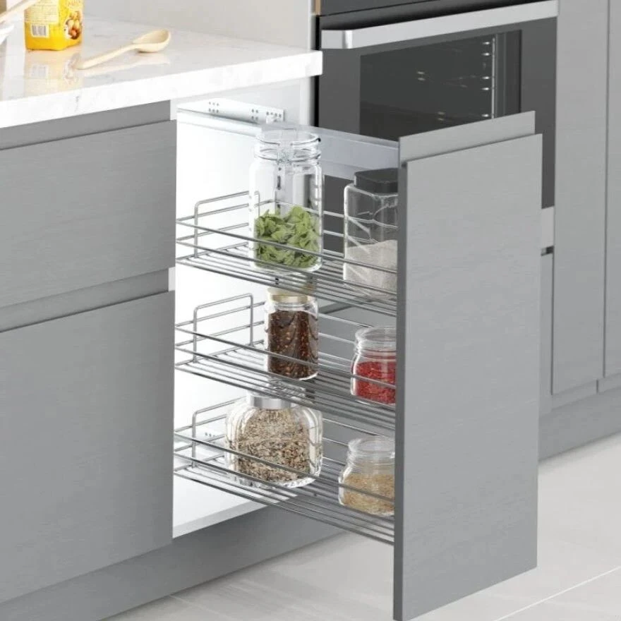 Карго Starax на 3 полки левое 300 мм Хром (S-2205-C)