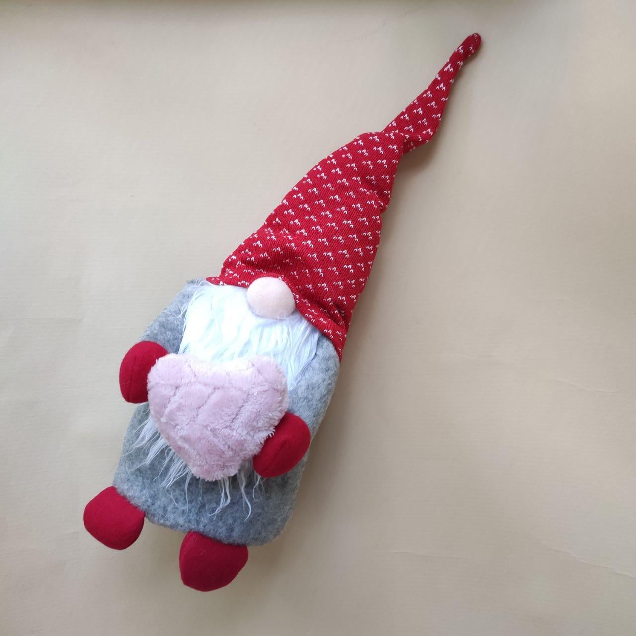 Мягкая игрушка новогодняя Романтичный гном 45х12 см (V6174)