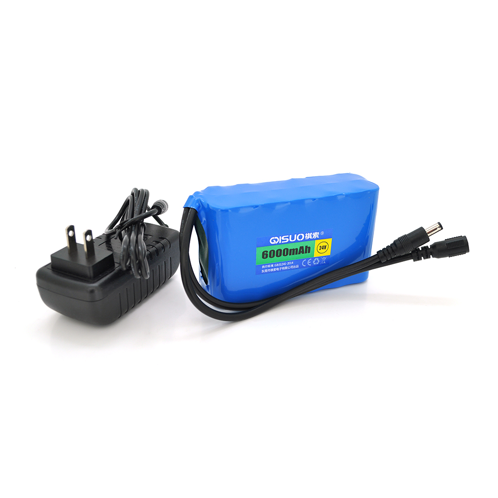 Аккумулятор литиевый QiSuo 24V 6000 mAh с зарядным устройством 25,2V для электромобилей (26010) Аккумулятор литиевый QiSuo 24V 6000 mAh с зарядным устройством 25,2V для электромобилей (26010)