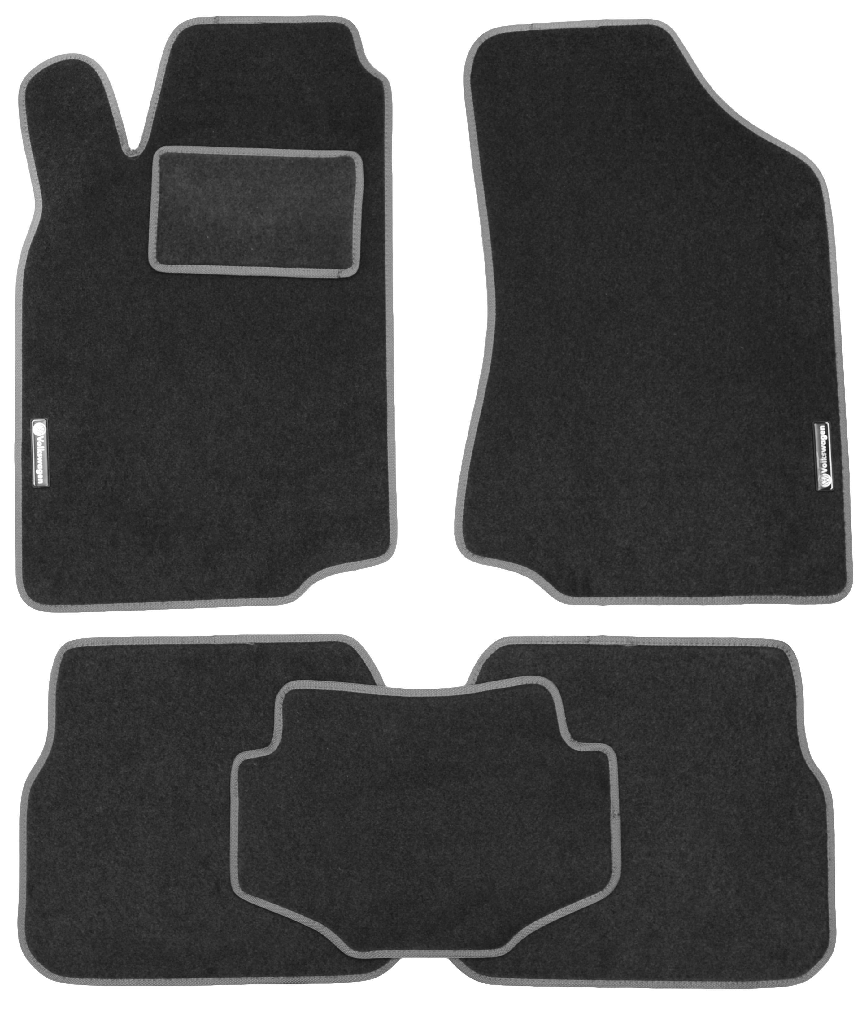 Коврики в салон для Volkswagen Passat B3/B4 '88-96 текстильные Серый(21388)