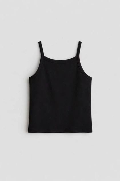 Майка H&M 1275382 134-140 см Черный