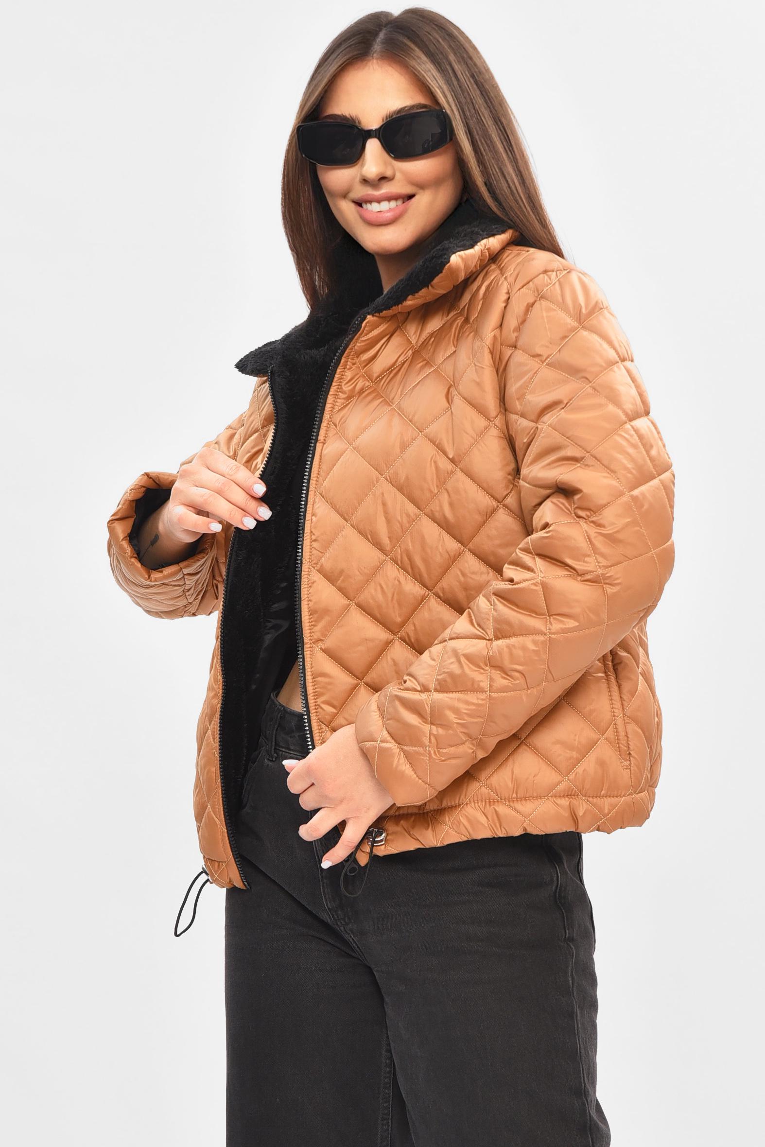 Куртка женская демисезонная р. 48/XL Коричневый (205282) Куртка женская демисезонная р. 48/XL Коричневый (205282)