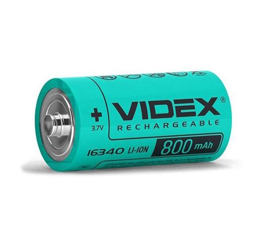 Акумулятор Videx Li-ion 16340 800 mAh 1 шт. (9067127)