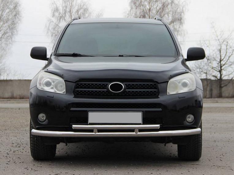 Передняя защита ST014 51/42 мм CAN для Toyota Rav 4 2006-2013 гг. нержавеющая сталь Хром