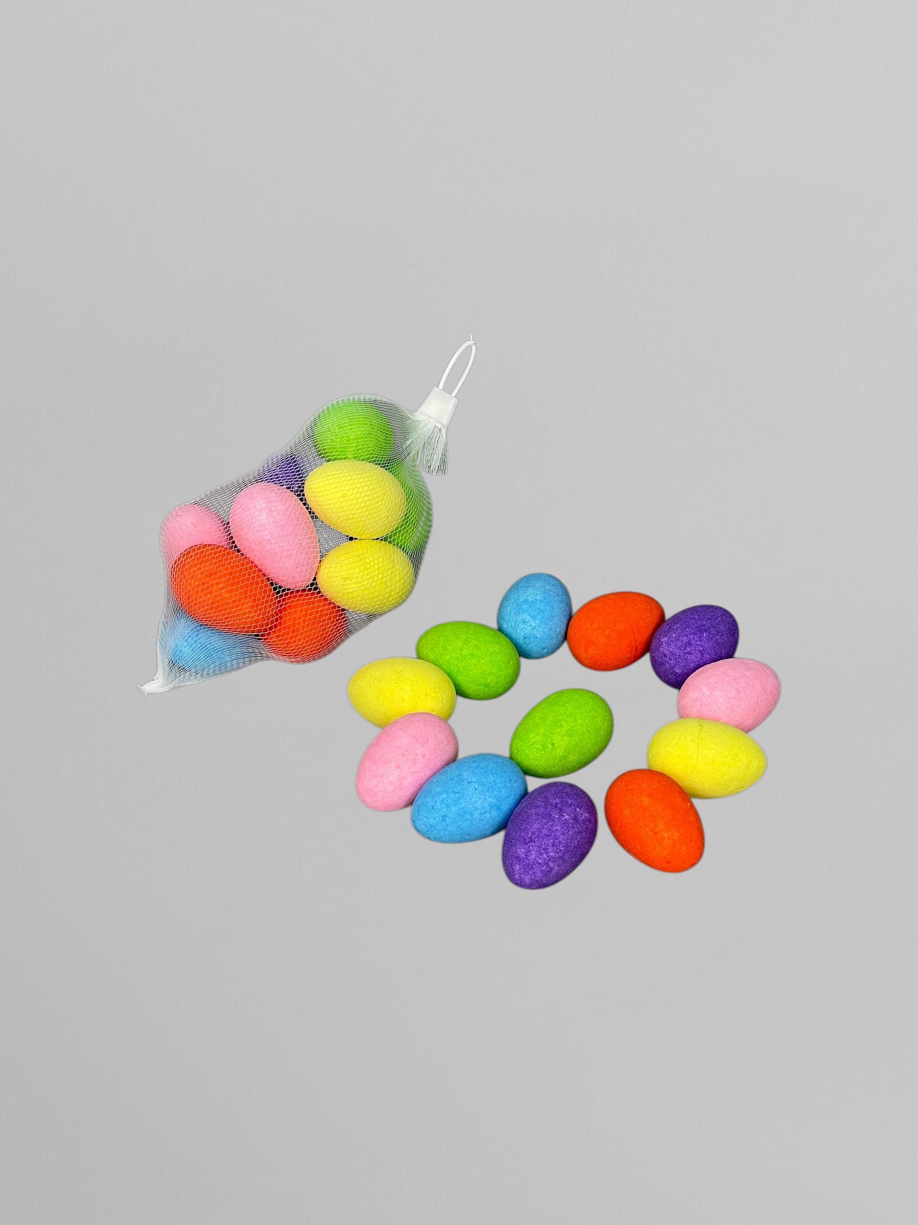 Пасхальные яйца для декора 4х6 см 12 шт. Разноцветный (С0113) - фото 6 Пасхальные яйца для декора 4х6 см 12 шт. Разноцветный (С0113) - фото 6