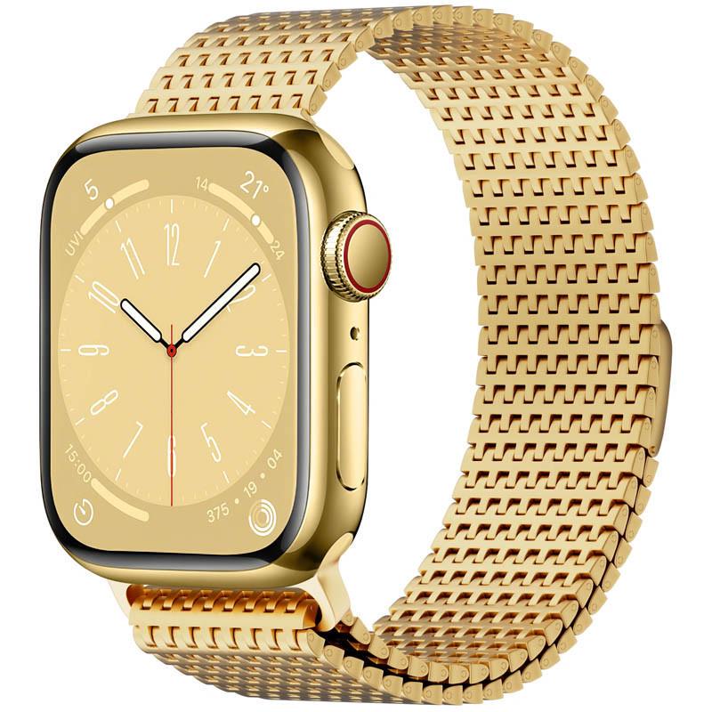 Ремінець WiWU Stainless steel для Apple Watch 38/40/41 мм Gold (00000075563_2)