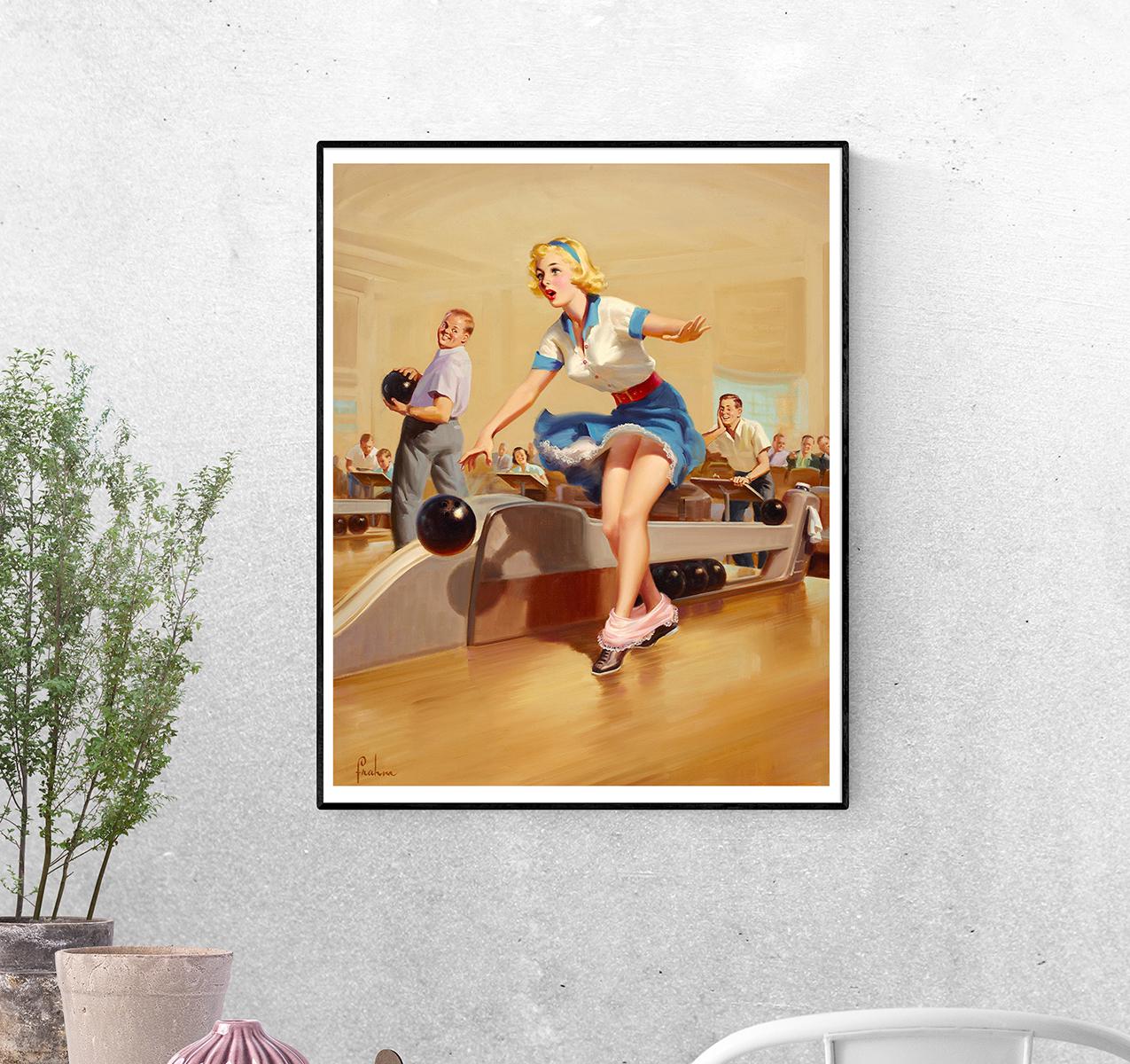Постер Случай в боулинге. Арт Фрам формат А-4 (pin_up1726005_Poster)