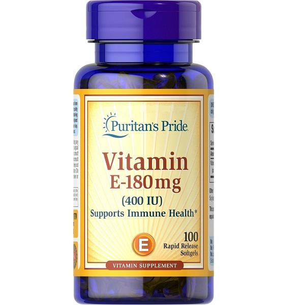 Вітамін E Puritan's Pride Vitamin E-400 IU PTP-11770 100 м'яких капс. (000020767)