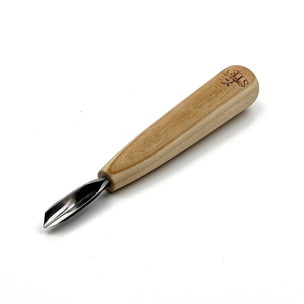 Стамеска STRYI короткая угловая 6 мм (201169)