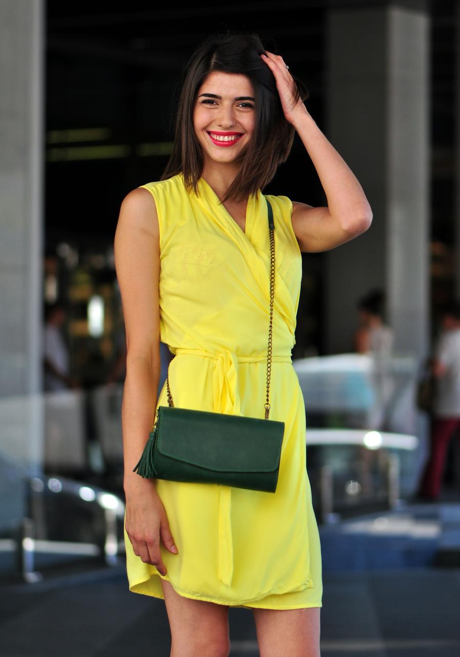 Жіноча сумка шкіряна Еліс crazy horse Зелений (A-026182)