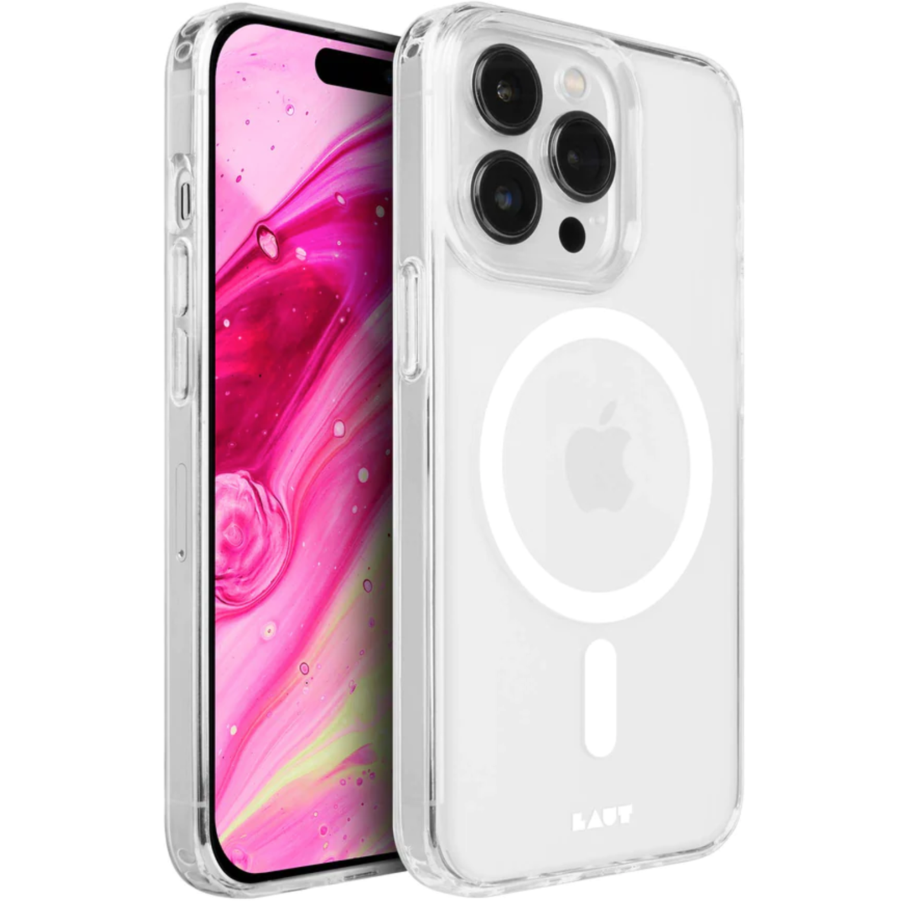 Чехол накладка Laut Crystal-M Case with MagSafe for iPhone 14 Pro Clear (L_IP22B_CRM_UC)