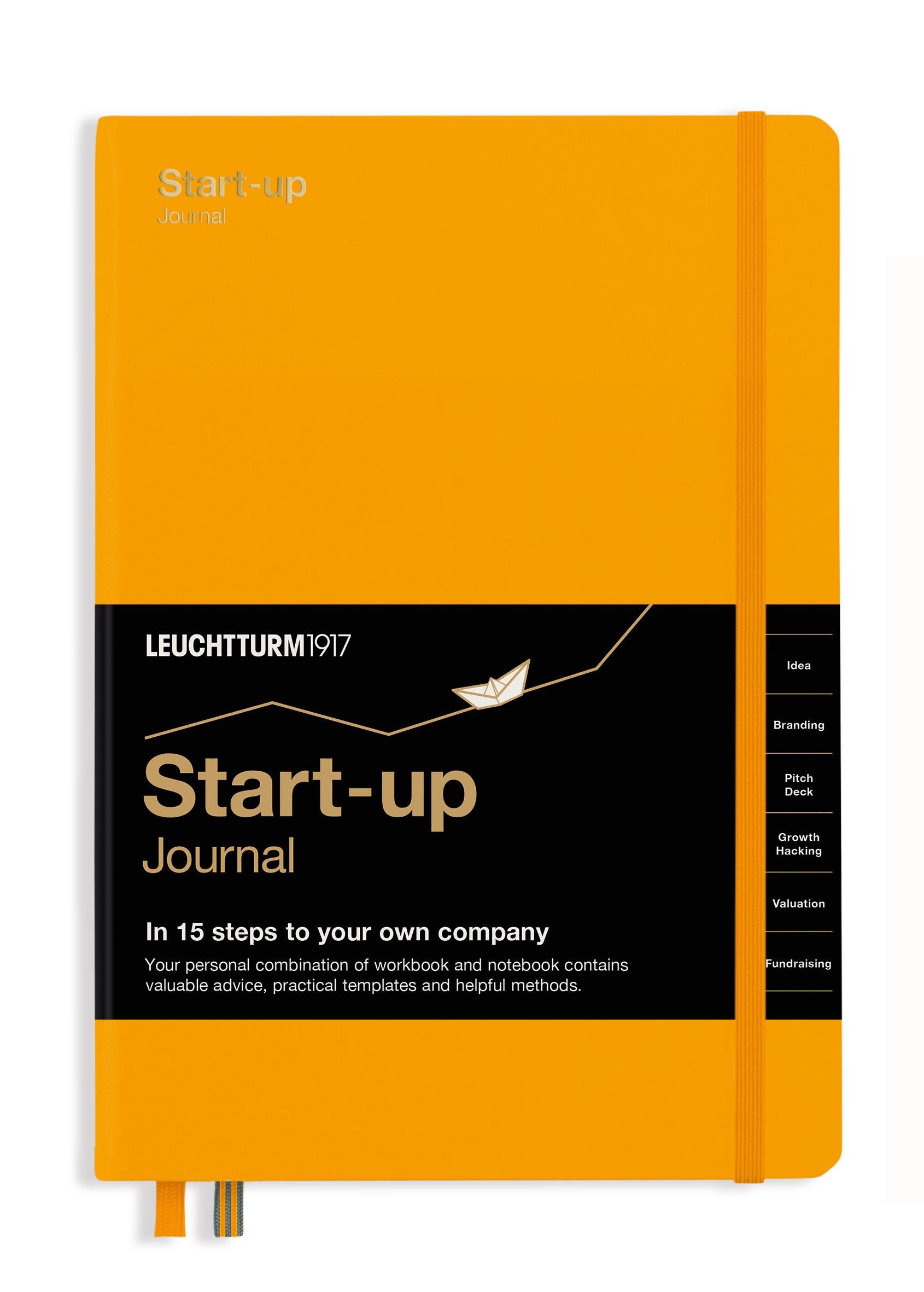 Блокнот Leuchtturm1917 Start-up Journal средний английский язык Rising Sun (363843)
