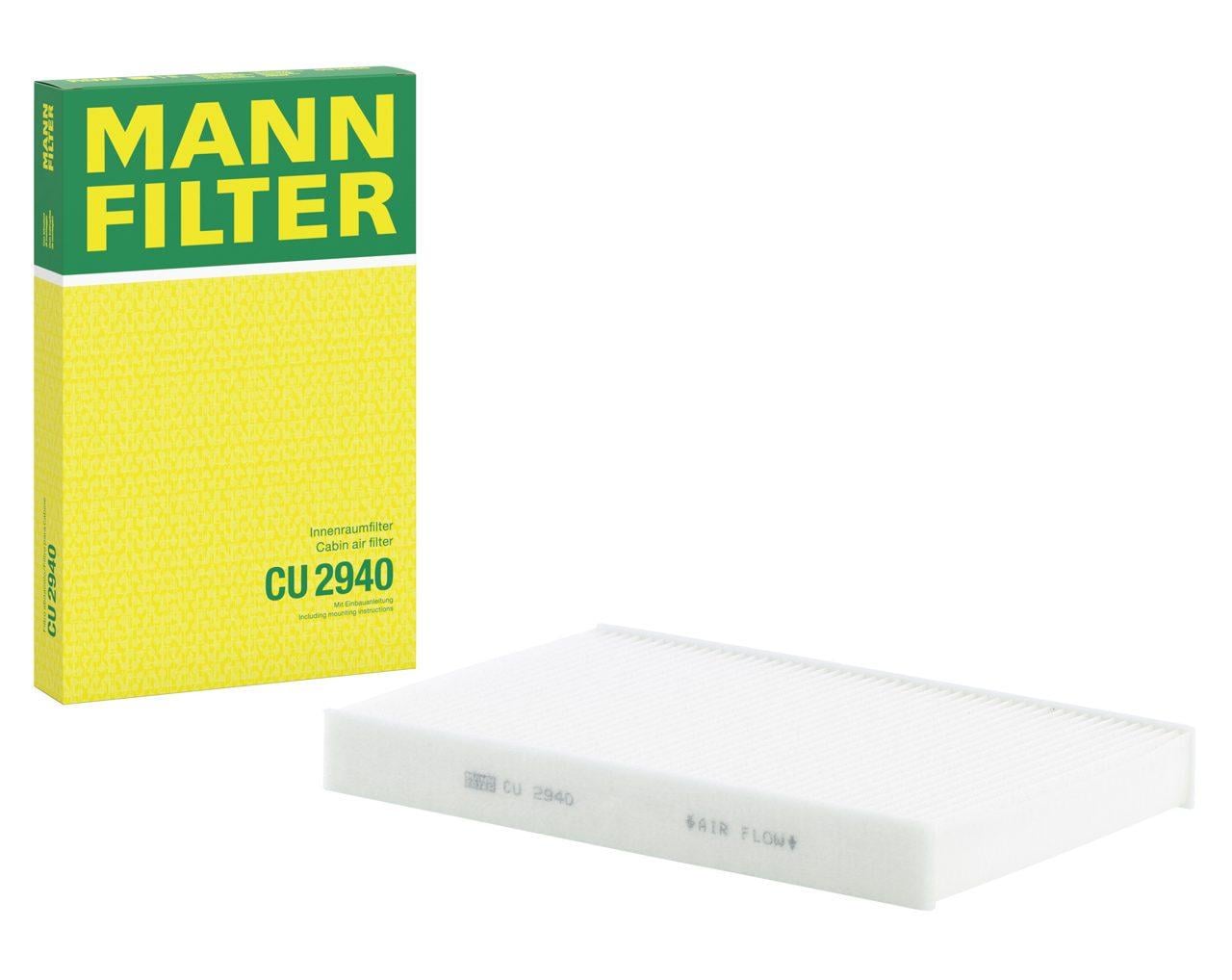 Фильтр салона воздушный Mann-Filter (CU2940)