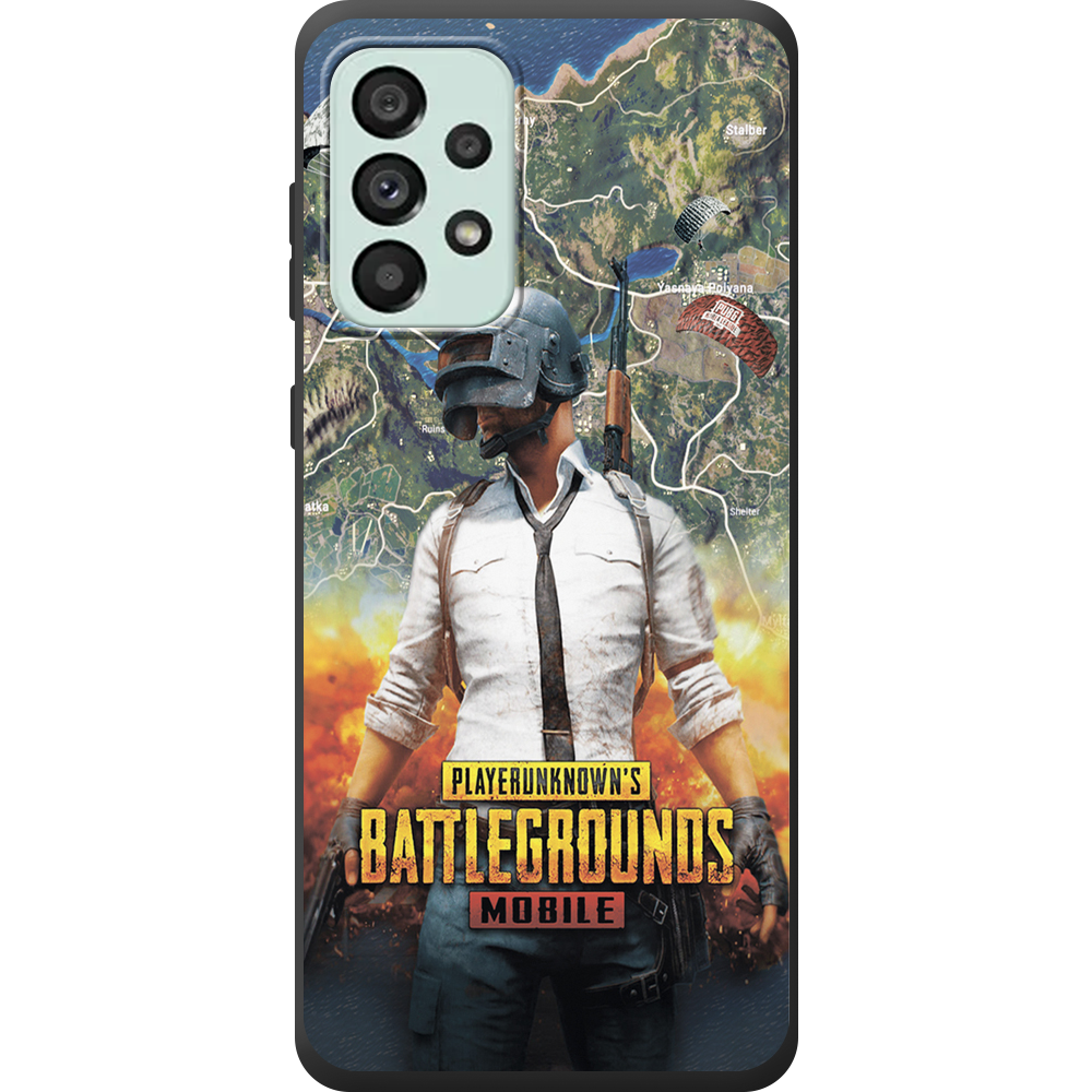 Чехол BoxFace Samsung Galaxy A53 5G (A536) PUBG Mobile Черный силикон (44112-up2309-44170)