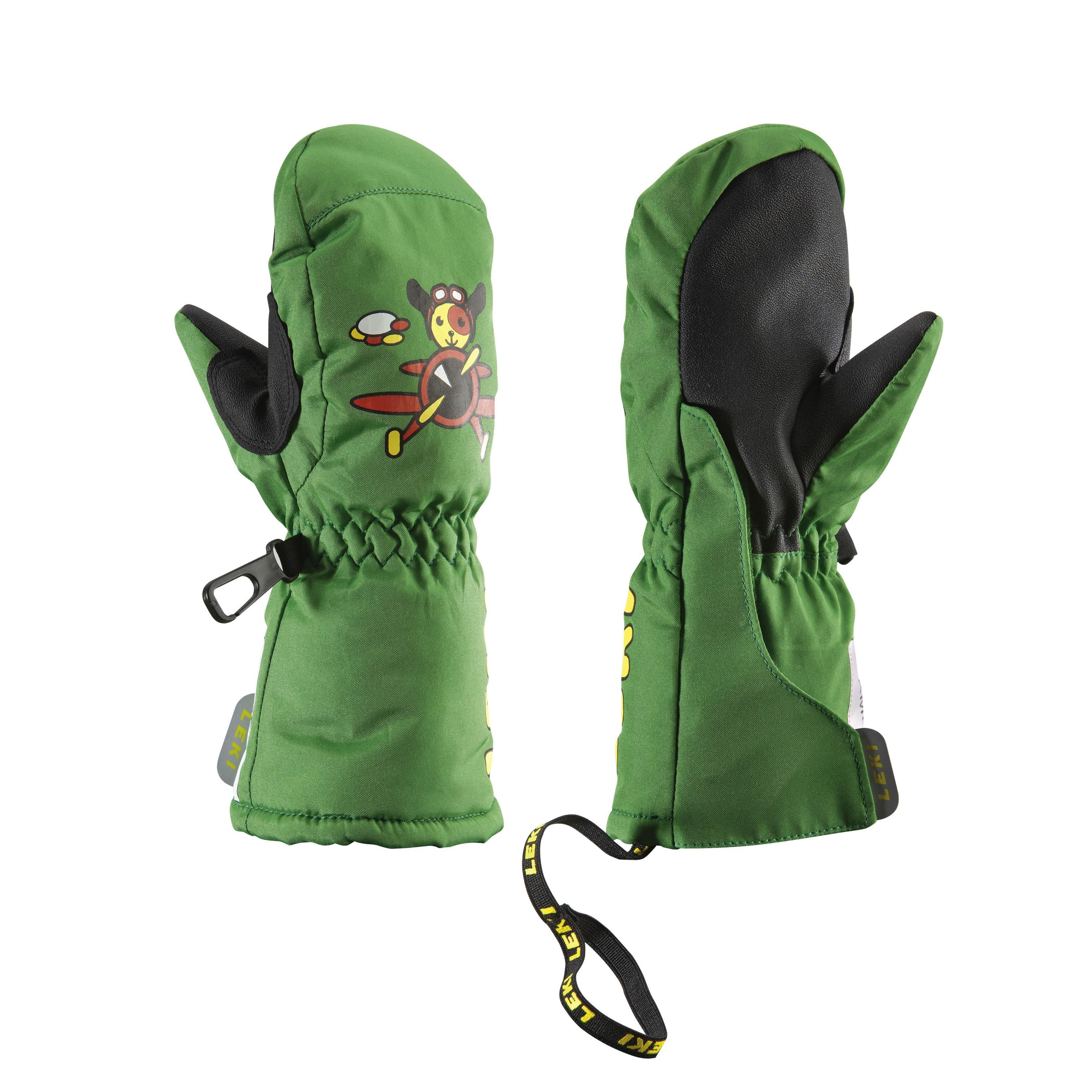 Перчатки Leki Little Pilot Mitten р. 3 Green (1052-633 80291 030)