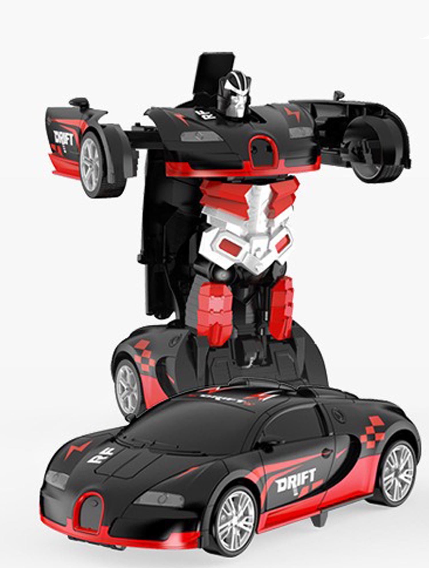 Машинка трансформер на радіокеруванні AToys Bugatti-922-1 1:12 33 см Чорно-червоний (35047519)