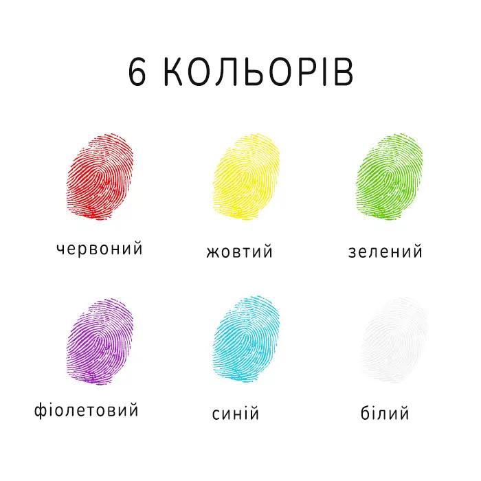 Краски пальчиковые для детей Mobee 6 цветов - фото 5