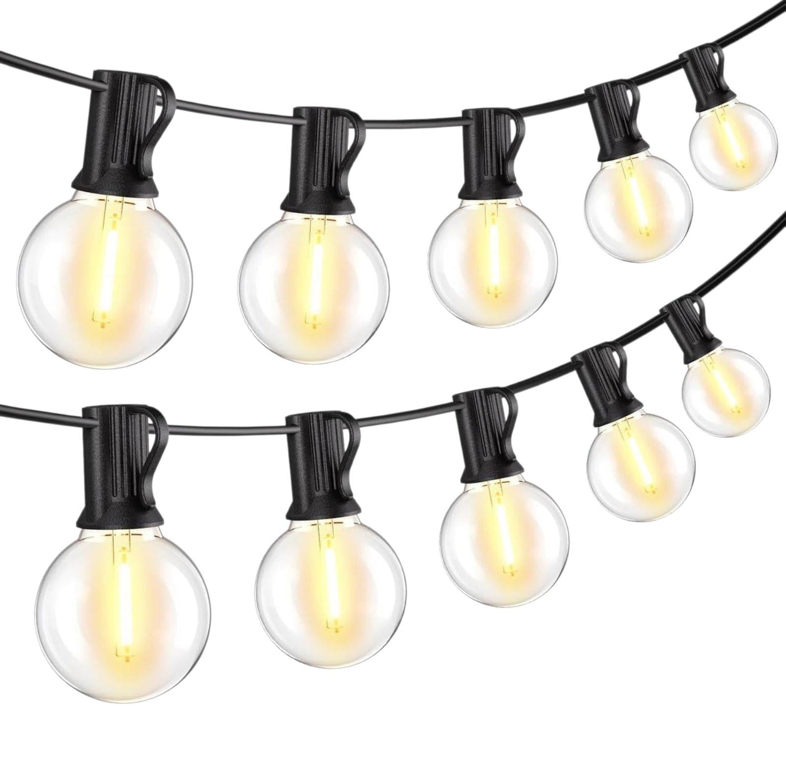 Гирлянда уличная Bomcosy светодиодная для улицы с ударопрочными 26 лампочок 15 м