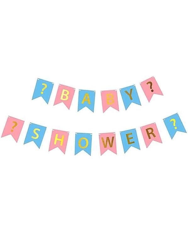 Гирлянда Флажки картонные Baby Shower 2,3м (29006977)