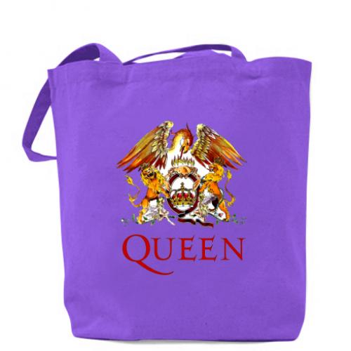 Шопер Queen logo 1 41х37 см Фиолетовый (16767159-15-49794)