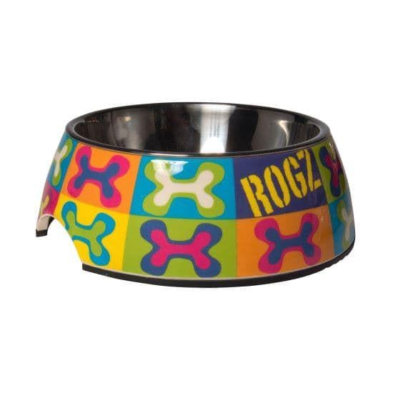 Миска для собак Rogz Bubble Pop Art з нековзним дном 160 мл (20773)
