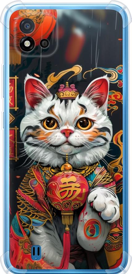 Чехол на Realme C20A China Cat v2 (6135sp-2416-42517) Чехол на Realme C20A China Cat v2 (6135sp-2416-42517)