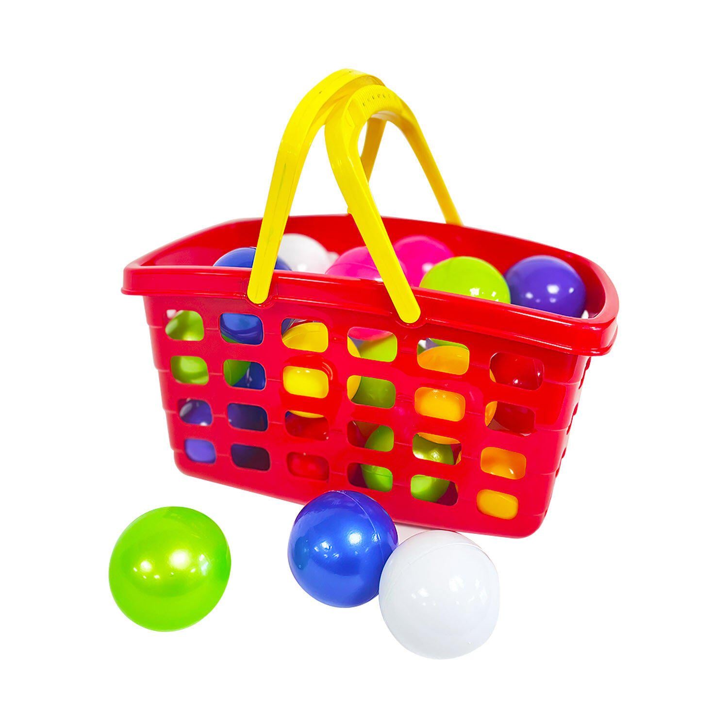 Детская игрушечная корзинка для супермаркета с шариками (123639) Детская игрушечная корзинка для супермаркета с шариками (123639)