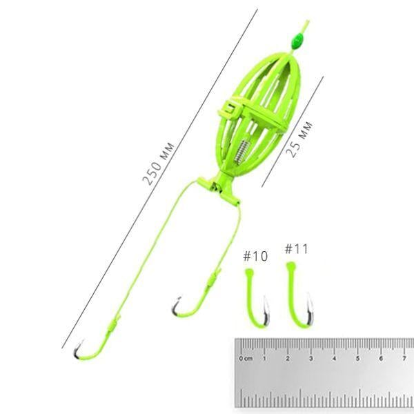 Годівниця для риболовлі на мирну рибу 4 шт. з гачками 18х11,5 мм (L00058-2) - фото 8 Годівниця для риболовлі на мирну рибу 4 шт. з гачками 18х11,5 мм (L00058-2) - фото 8