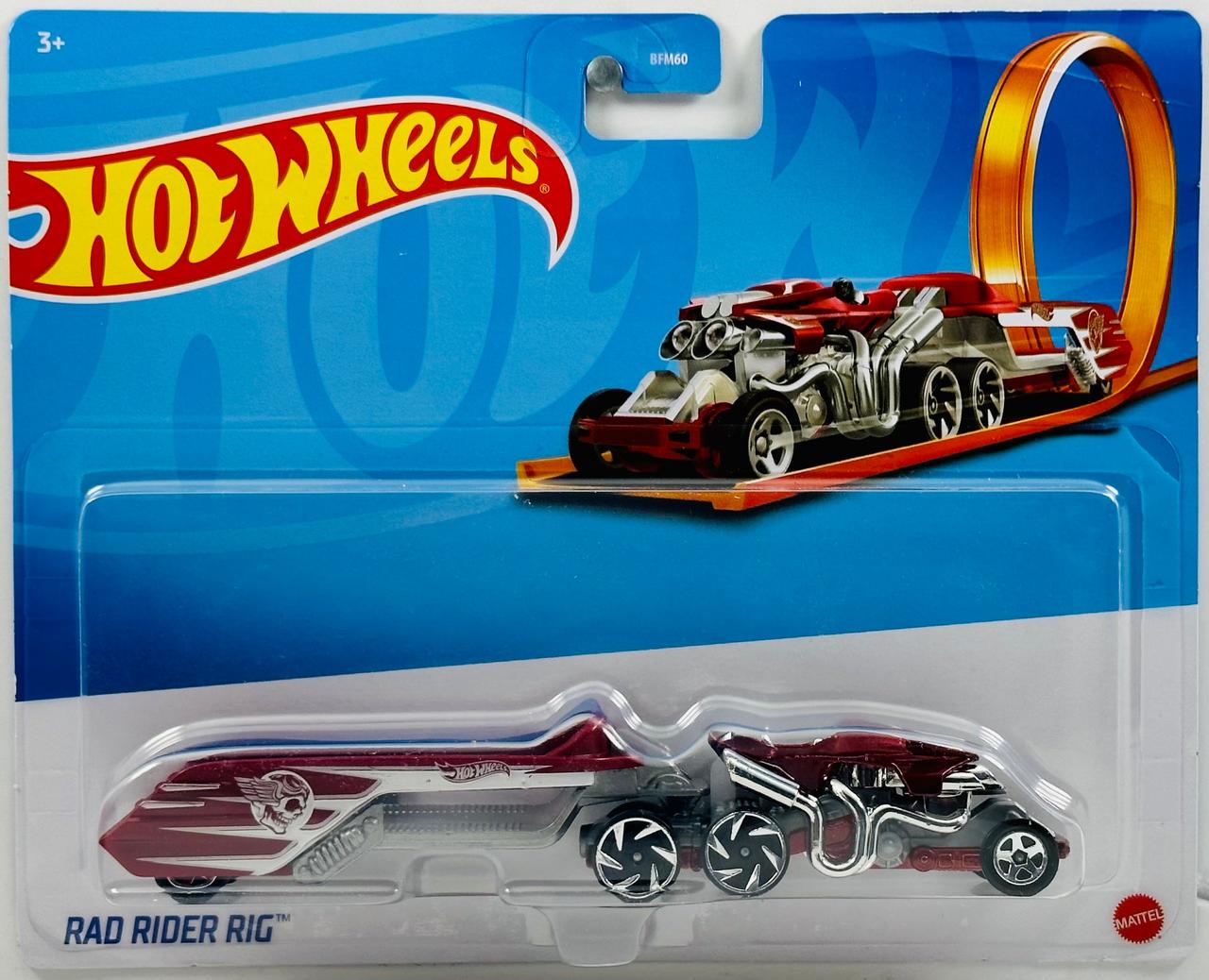 Грузовик-трейлер Hot Wheels 1:64 Stars Rad Rider Rig (BFM60/HMG02) Грузовик-трейлер Hot Wheels 1:64 Stars Rad Rider Rig (BFM60/HMG02)