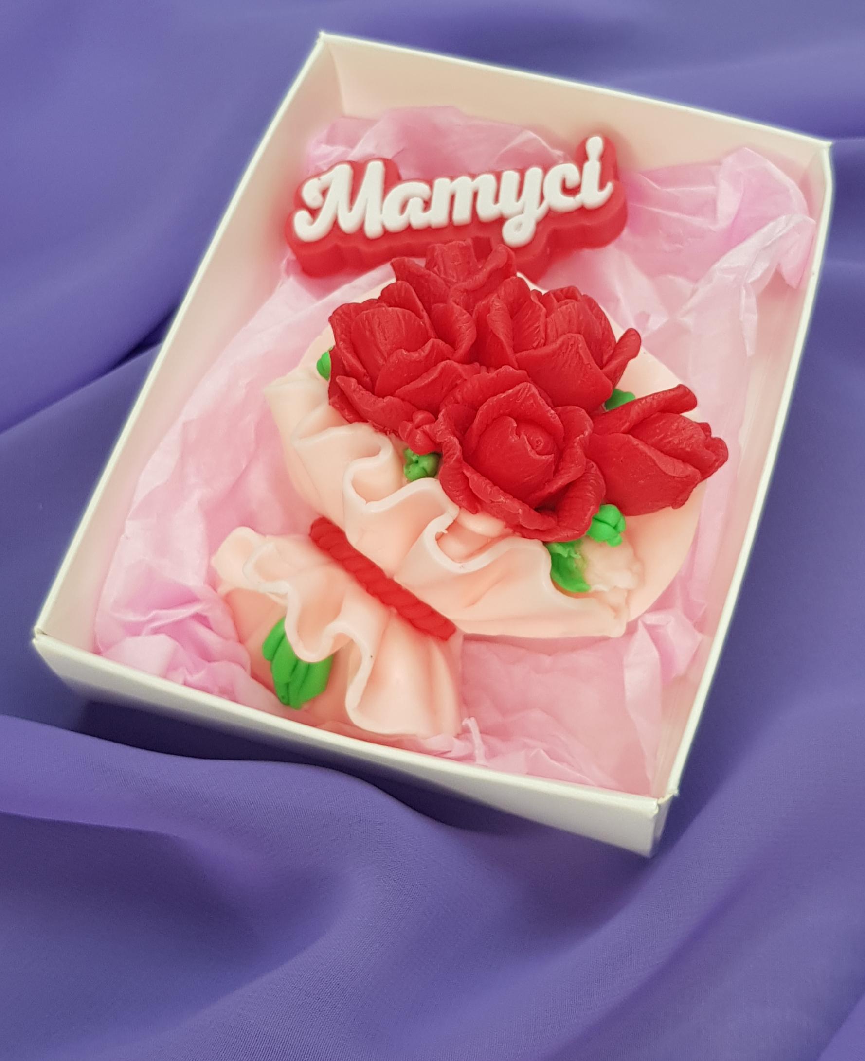 Мыло ручная работа Букет с розами набор (AS00030)