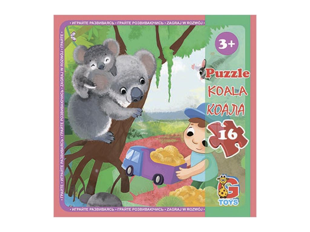 Пазли G-Toys LZ07 із серії Зоопарк 16 ел. (MTT-172306)