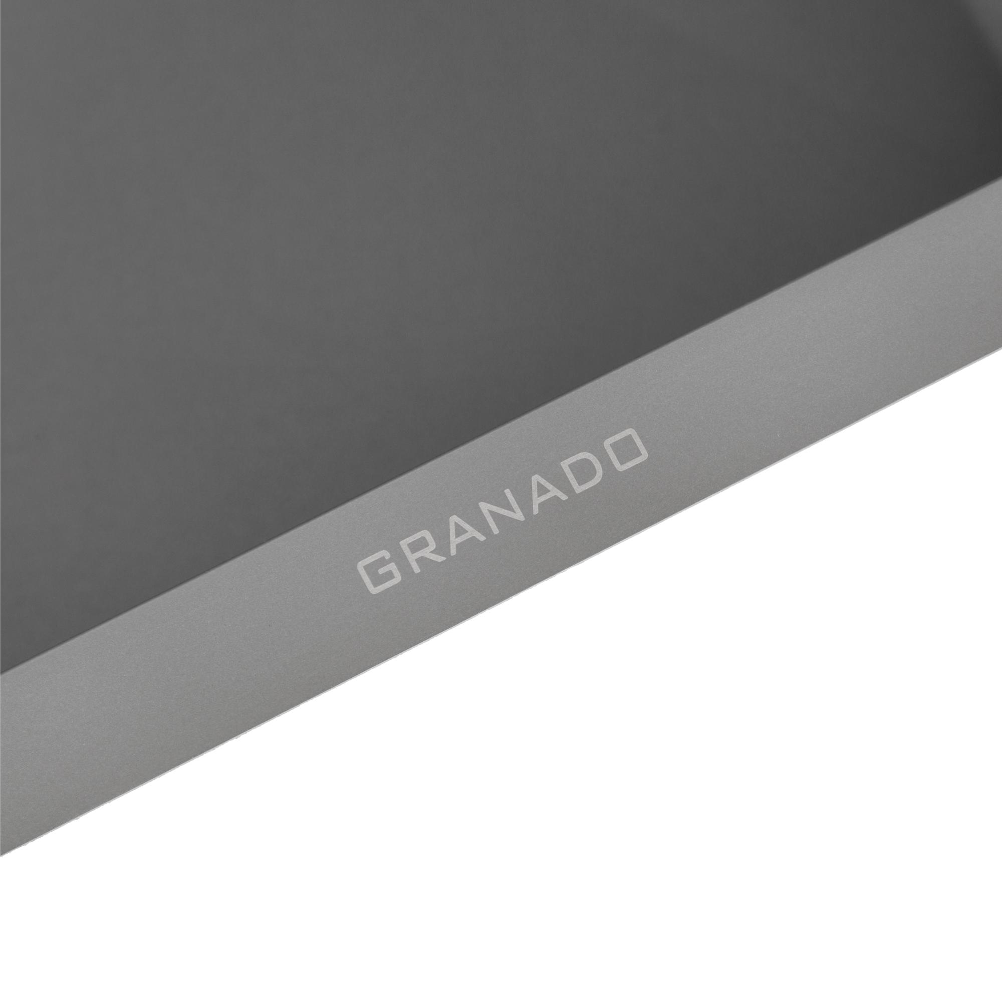 Мийка сталева Granado Galera S201 Textures 500х500х220 мм Grey - фото 7 Мийка сталева Granado Galera S201 Textures 500х500х220 мм Grey - фото 7