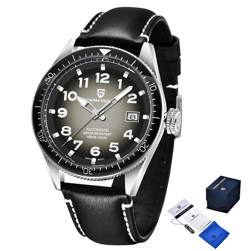 Наручний годинник Pagani Design PD-1649 Silver/Black (1138-0167)