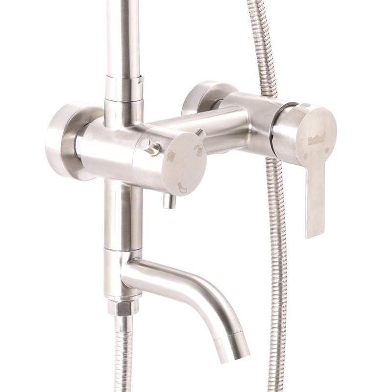 Душевая система Haiba NOX-009-J из нержавеющей стали с смесителем (HB2790)